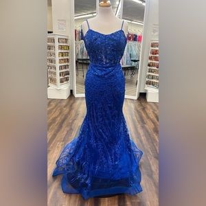 COPY - Sherri Hill 54275 Royal Blue